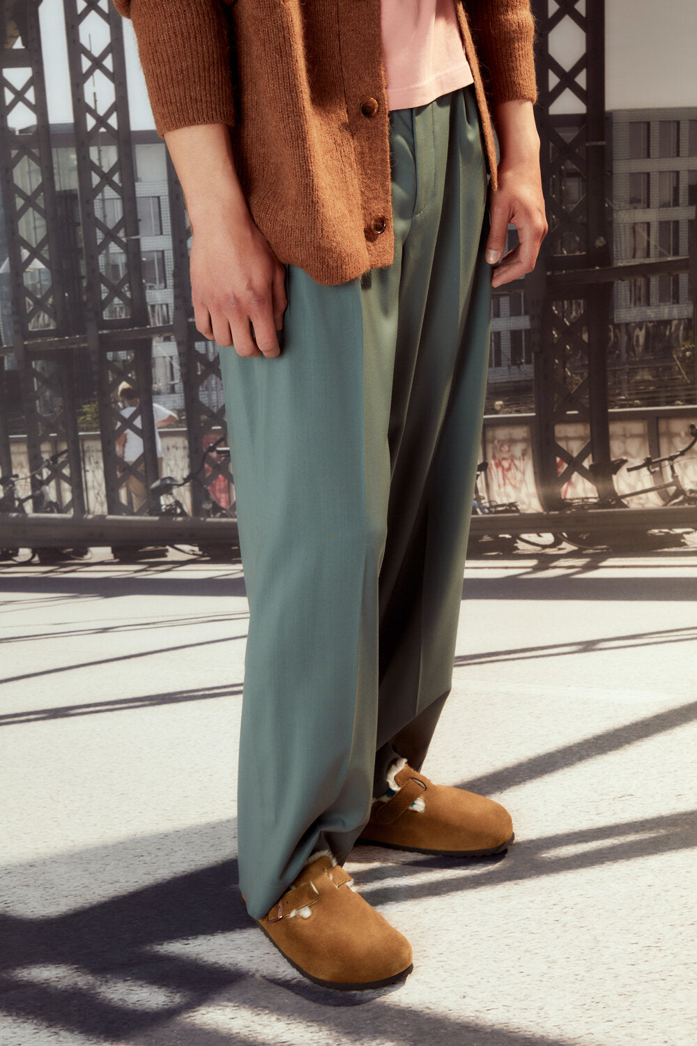 Boston Shearling ruskind clogs - Mink